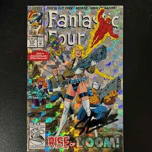 Fantastic Four #375 375th Anniversary Special Signed by Stan Lee Foil Cover